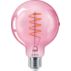 LED Filament Bulb Pink 25W G93 E27