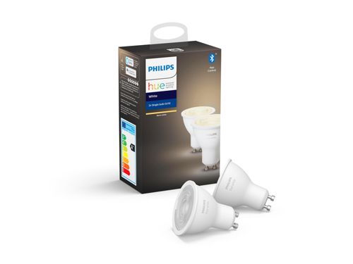 Hue White GU10 — интеллектуальный точечный светильник (2 шт.)