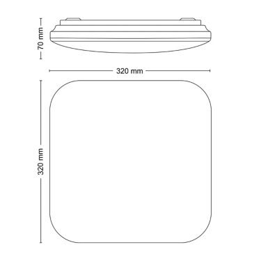 Philips LED Lampada da Soffitto Superslim, 15W, 4000K, 3 impostazioni di luce - dimmerabile senza dimmer, IP44, Bianca