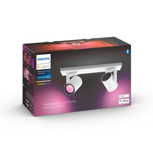 Hue White and Color Ambiance Argenta dubbel spotlight