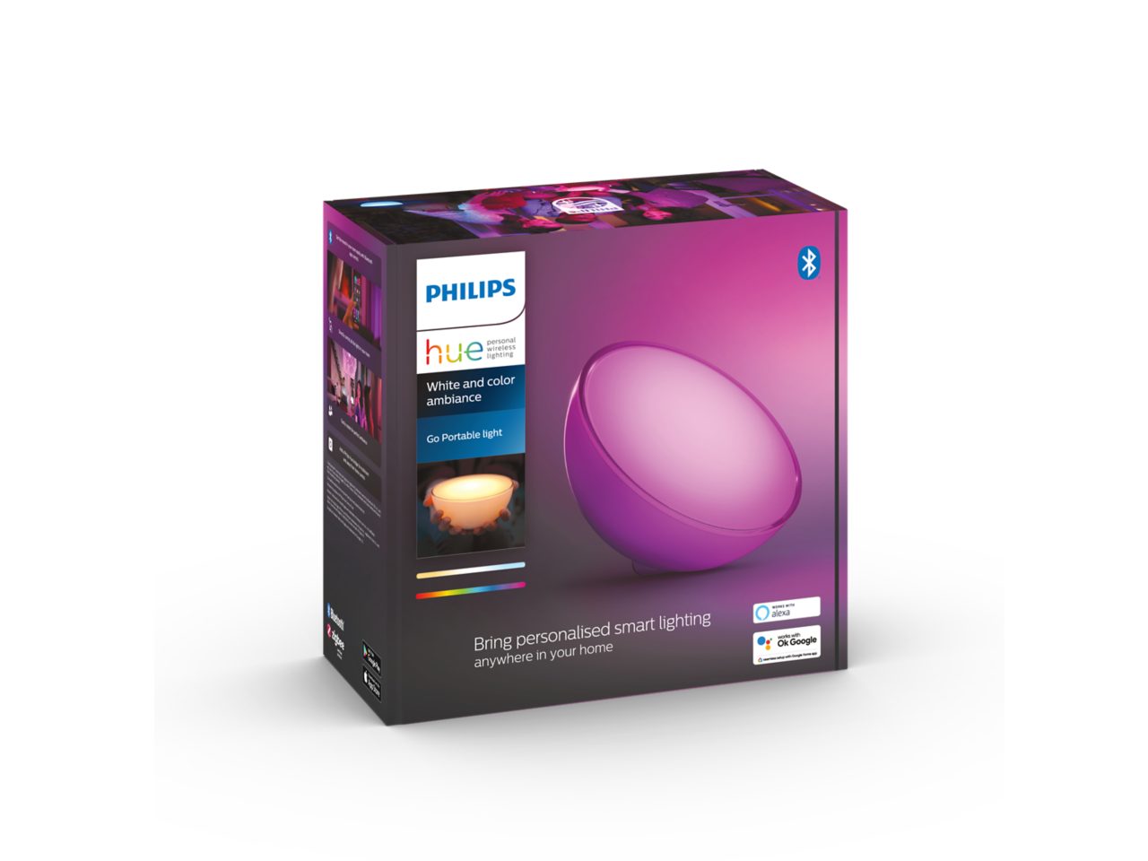 Philips　Hue　Go Przenośna lampa Philips Hue Go White and color ambiance