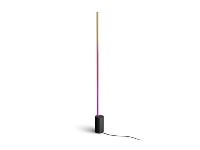 Gros plan de l'avant de Lampadaire Gradient Signe