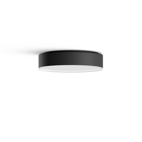 Hue White Ambiance Enrave Deckenleuchte S schwarz + Dimmschalter