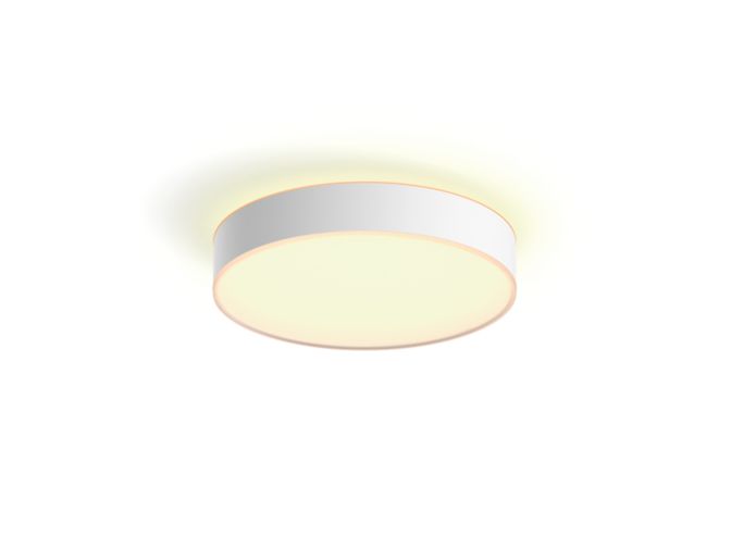 Close up of front of Enrave medium ceiling lamp
