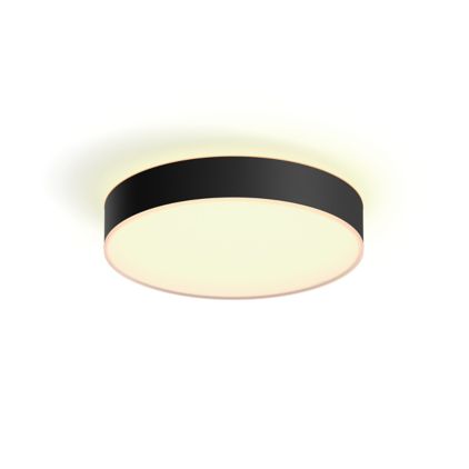 German:An image of product of the Enrave Deckenleuchte M schwarz + Dimmschalter