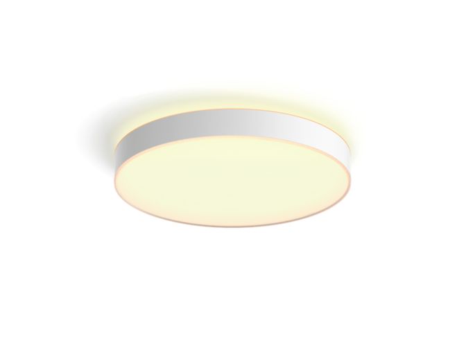 Close up of front of Enrave extra large ceiling lamp