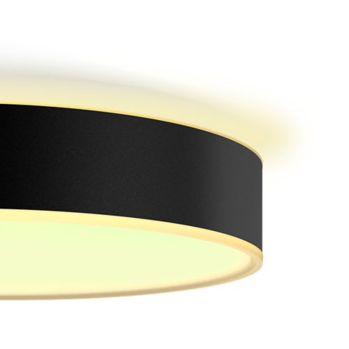 Hue White Ambiance Enrave Deckenleuchte XL schwarz + Dimmschalter