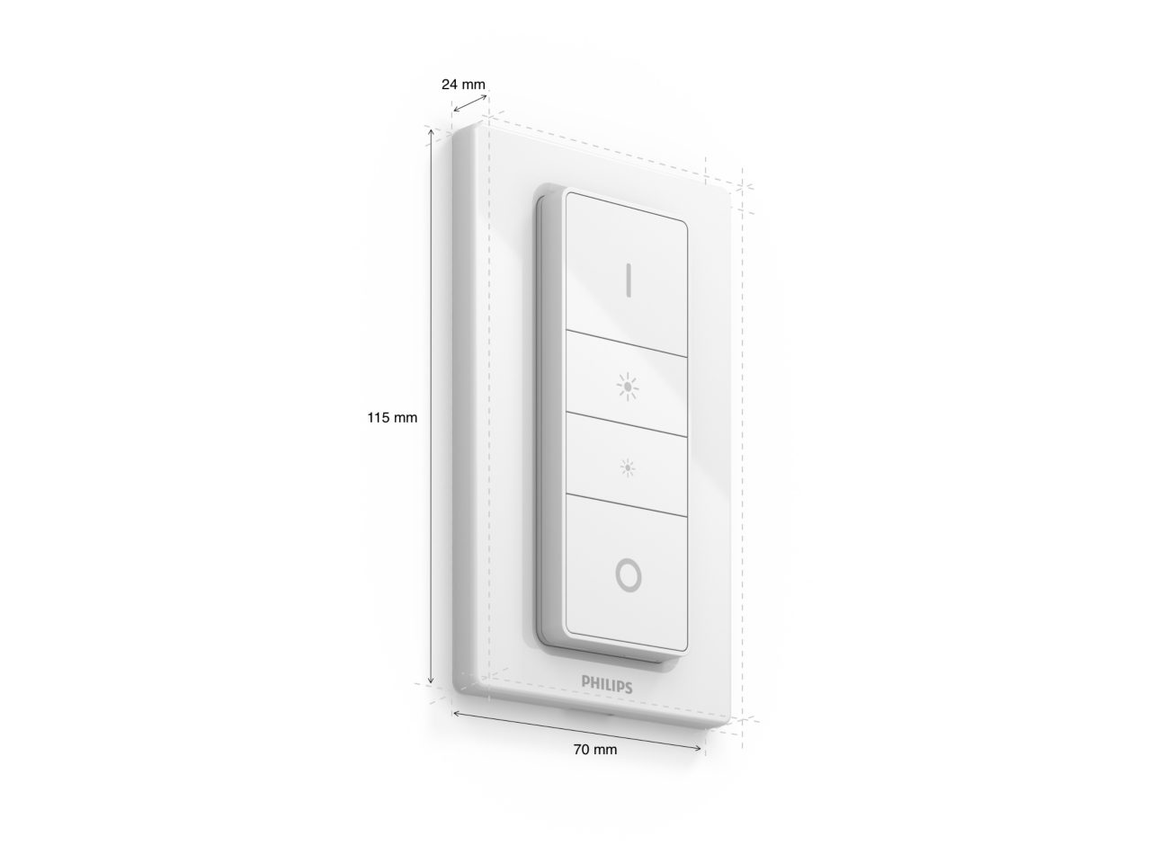 Trådløs installation af Dimmer switch | Philips Hue DK