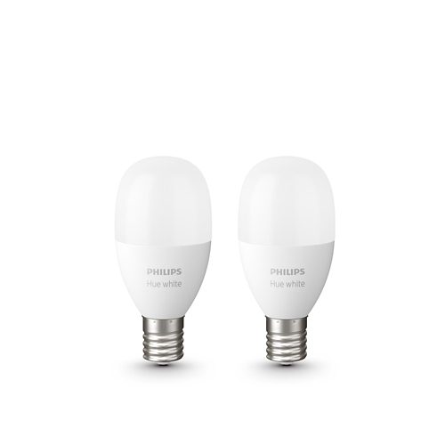 Philips Hue ホワイトシングルランプ E17 2個セット（電球色