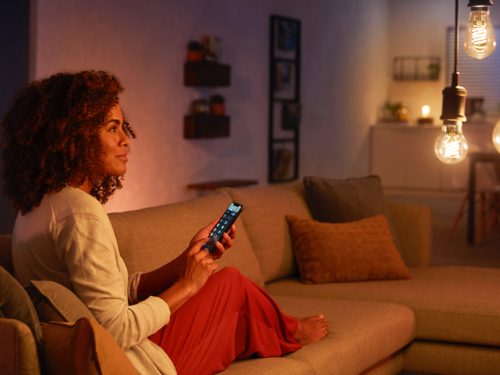 Philips Hue White Filament Lampe E27 - Filament Globe G93 - 550