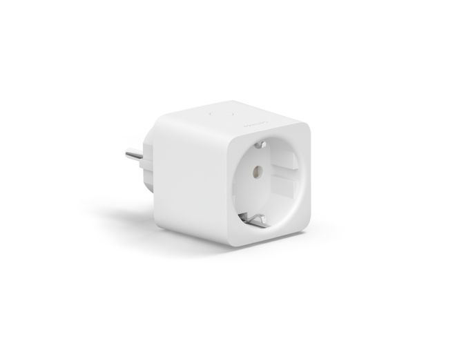 Gros plan de l'avant de Prise connectée
