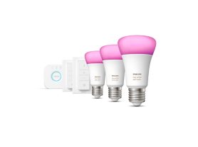 Aloituspakkaus: 3 E27-älylamppua (800) + Dimmer switch