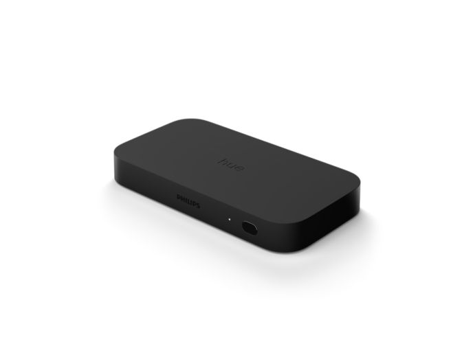 Gros plan de l'avant de Play HDMI sync box 