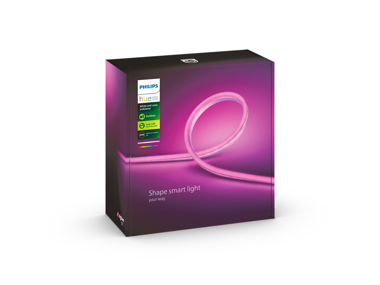 その他 Philips Hue Shape Light 2m Philips Hue 2m (6.5 ft.) Outdoor LED Lightstrip | Best Buy