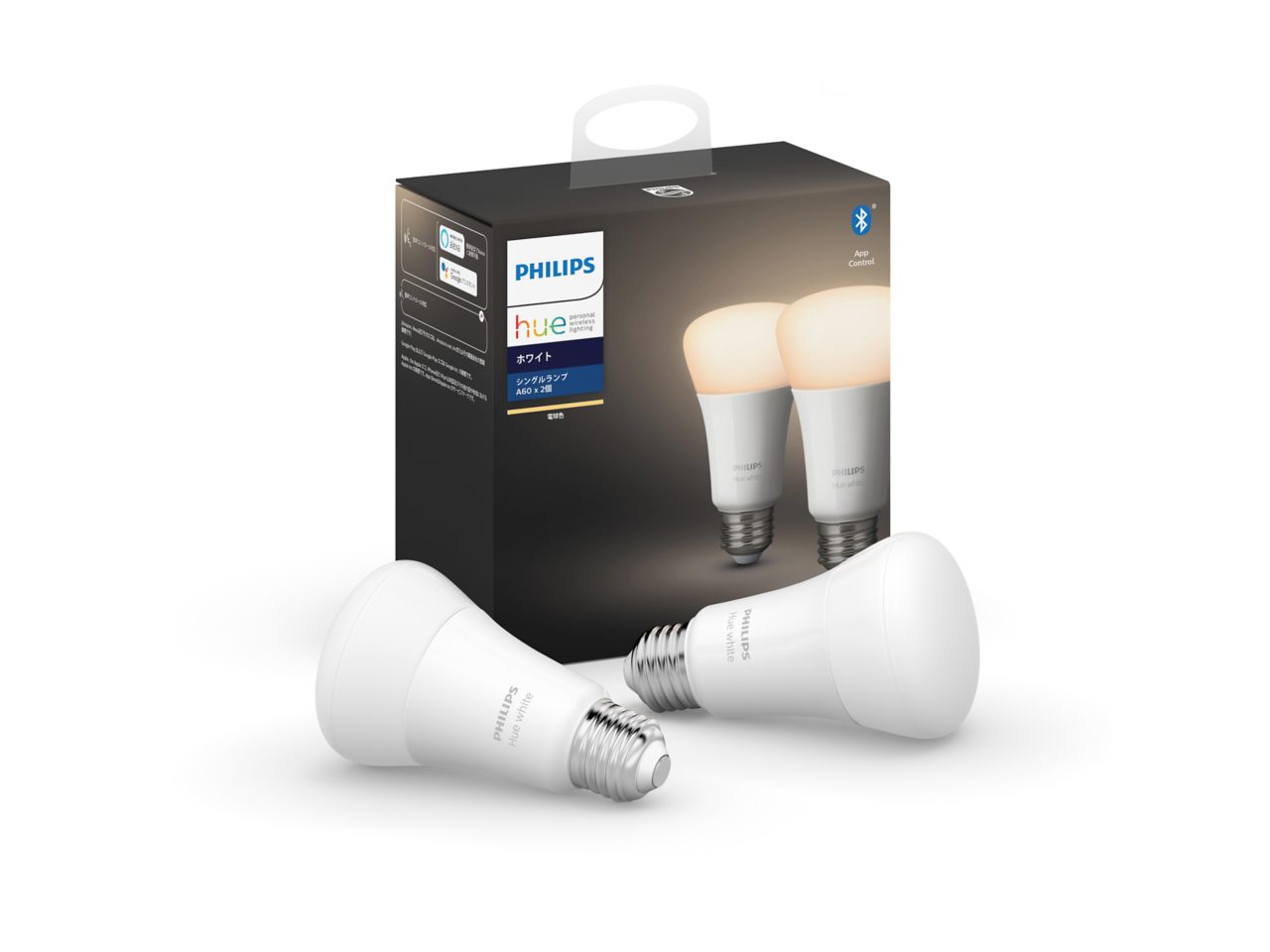 Philips Hue ホワイト シングルランプ 2個セット Bluetooth + Zigbee