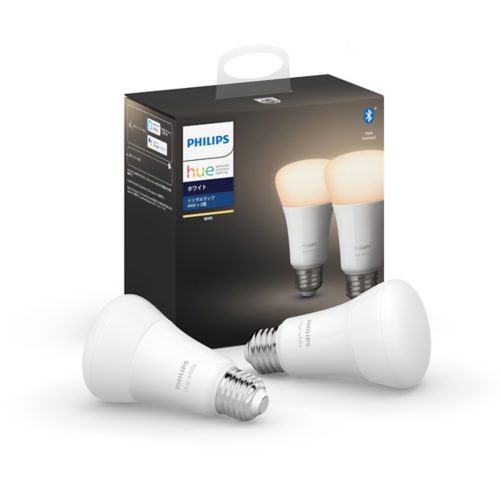 Philips Hue ホワイト シングルランプ 2個セット Bluetooth + Zigbee