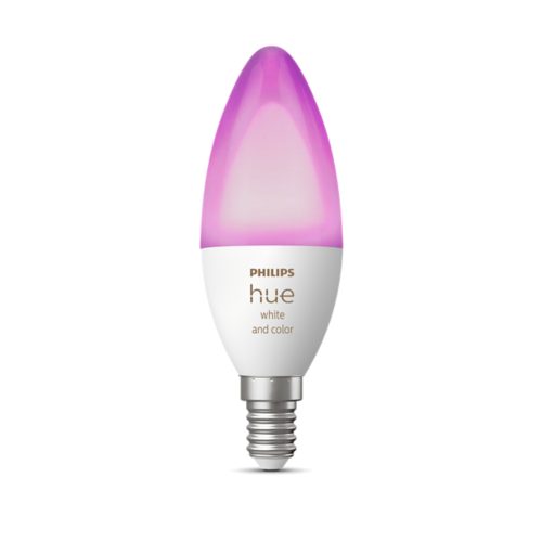 Hue single E14 B39 Candle LED Bulbs White and Colour Ambiance Philips Hue UK