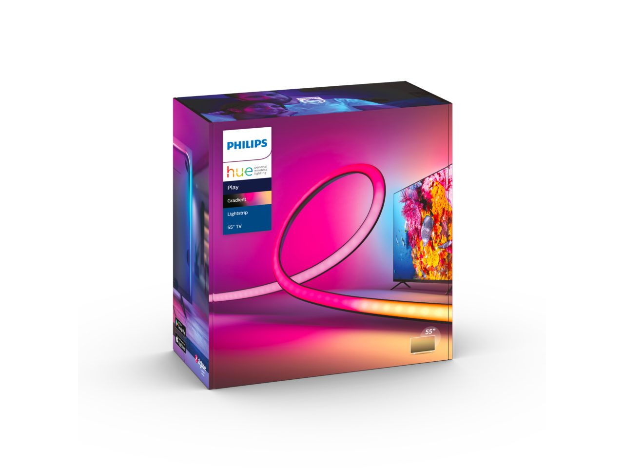 Amazon.co.jp: Philips Hue LEDテープライト TVライトリボン 55