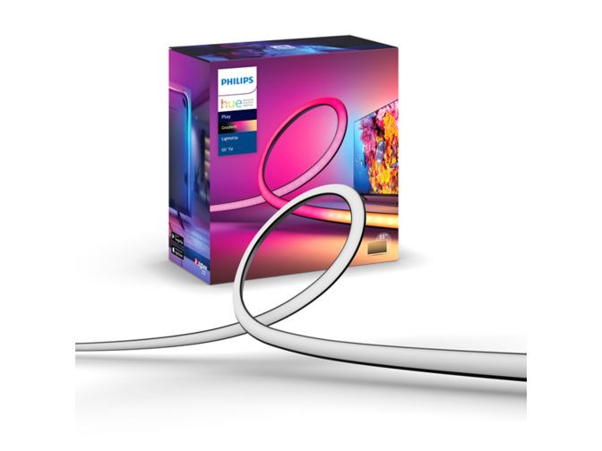 Close up of front of Play gradient lightstrip 55”
