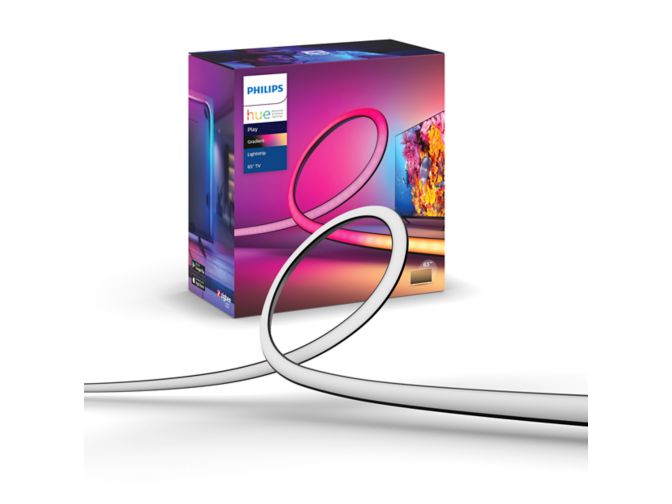 Close up of front of Play gradient lightstrip 65”