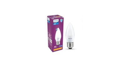 LED LED Frosted Candle 4W 400LM WW E27