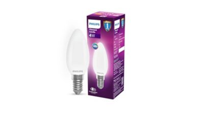LED Frosted Candle 4W 400LM CW E14