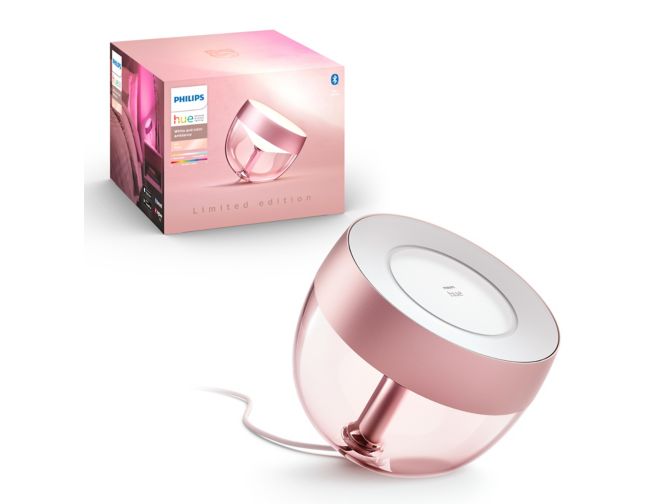 An image of product of the Hue White and Color Ambiance Iris rosé limited edition