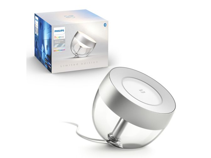 An image of product of the Hue White and Color Ambiance Iris zilverkleur special edition