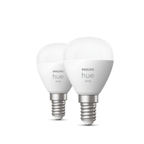 Hue White Krone - E14 pærer - 2-pak