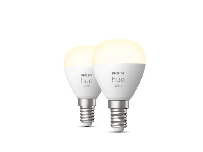Close up of front of Lustre – E14 smart bulb – (2-pack)
