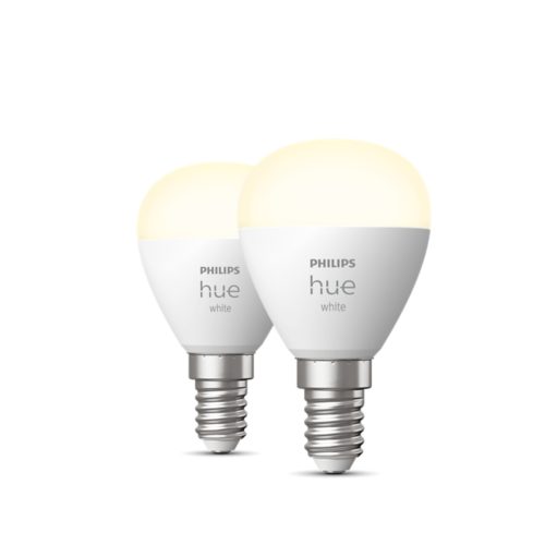 Hue White Krone - E14 pærer - 2-pak