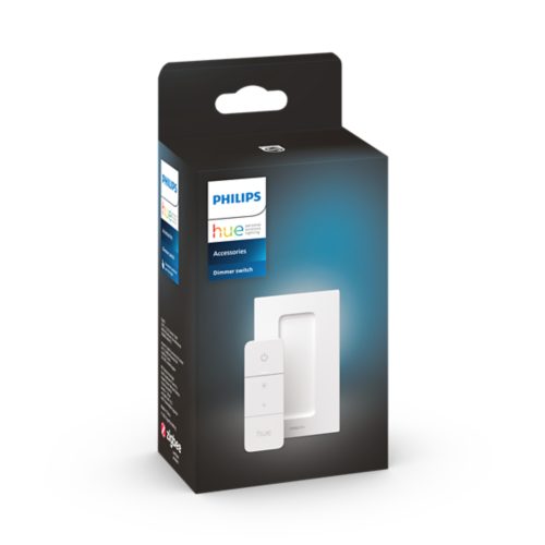 Support d'interrupteur Philips Hue avec cadre Feller EDIZIOdue 3 Version 2  arrondi, avec logo Hue -  France