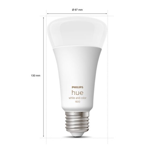 Hue A67 E27 LED Bulb - White and Colour Ambiance | Philips Hue A67 E27 LED Bulb - White and Colour Ambiance | Philips
