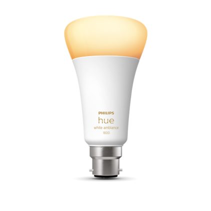 Close up of front of A67 - B22 / BC smart bulb - 1600 lumens