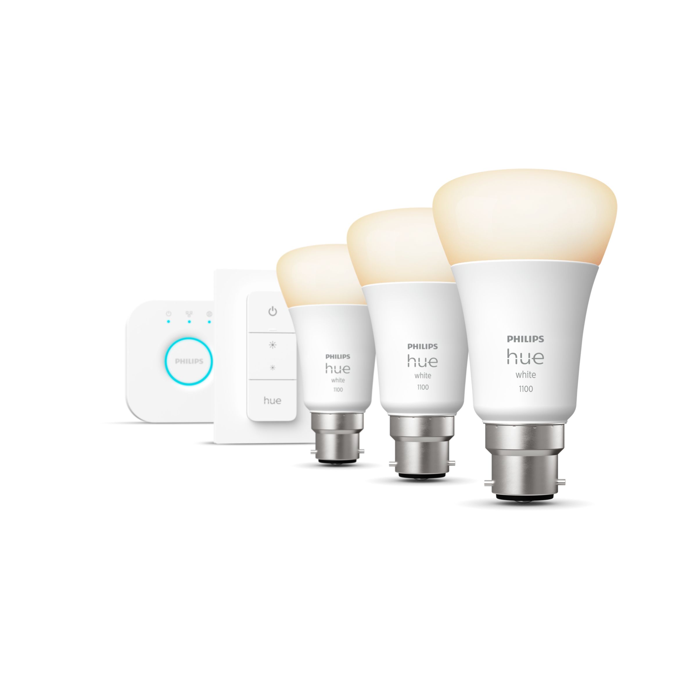 Philips Hue White and Colour Ambiance Starter Kit: Smart Bulb 3 x Pack LED  GU10