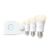 Starter-Set: E27 - Lampe A60 Dreierpack + Smart Button