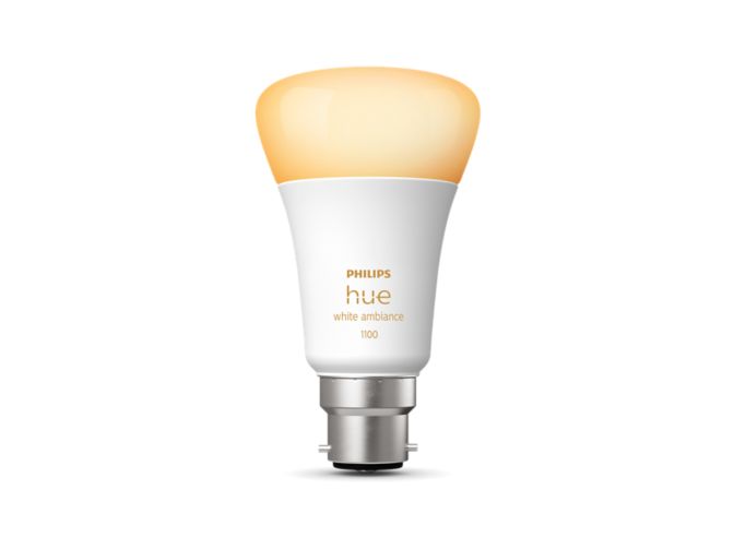 Close up of front of A60 – B22 smart bulb – 1100