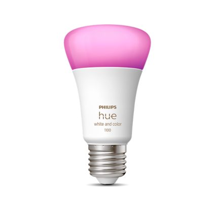Nahaufnahme der Vorderseite von E27 - Smarte Lampe A60 - 1100