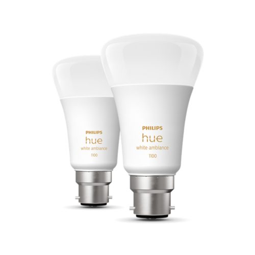 Hue 2-pack B22 LED Bulbs – White Ambiance | Philips Hue UK Hue 2-pack B22 LED Bulbs – White Ambiance | Philips Hue UK