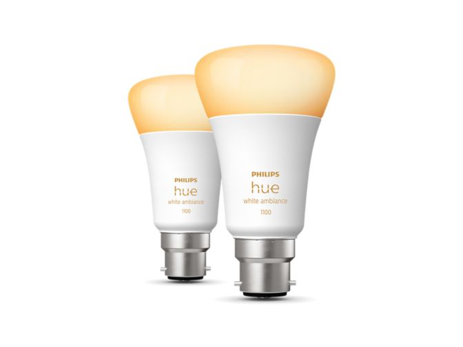 Close up of front of A60 – B22 smart bulb – 1100 (2-pack)
