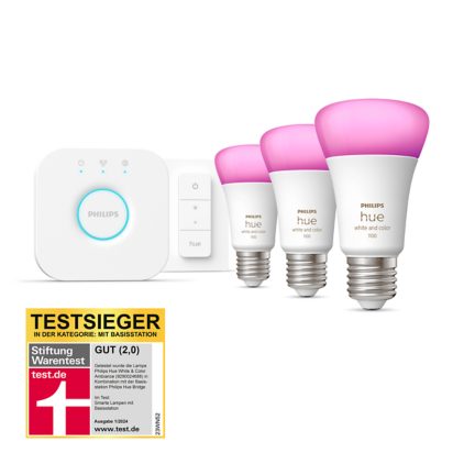 main.alt.text.RTP.Starter-Set: E27 - Lampe A60 Dreierpack + Dimmschalter