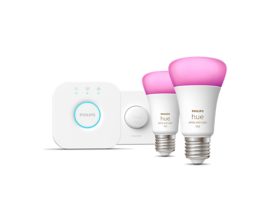 Starter kit: 2 E27 smart bulbs (1100) + smart button