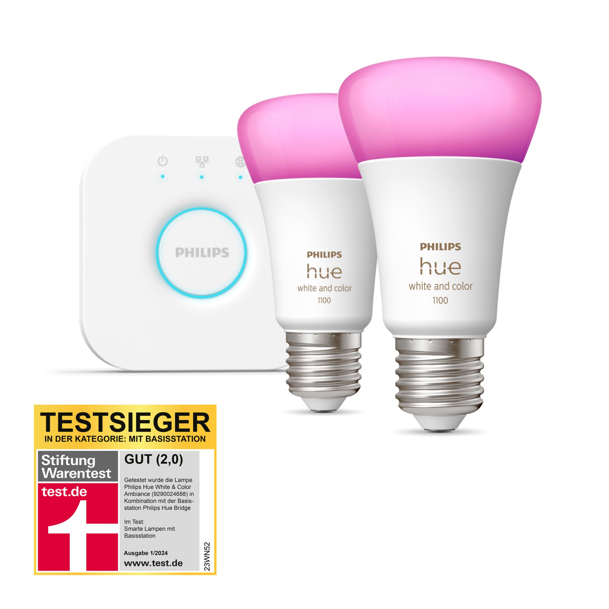 Starter-Set: E27 - Smarte Lampe A60 Doppelpack