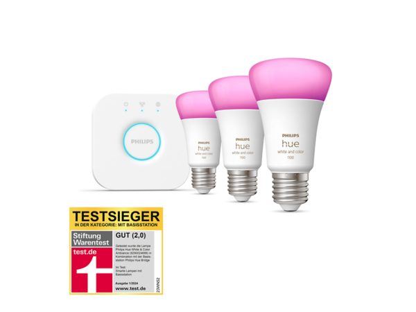 Starter-Set: E27 - Smarte Lampe A60 Dreierpack