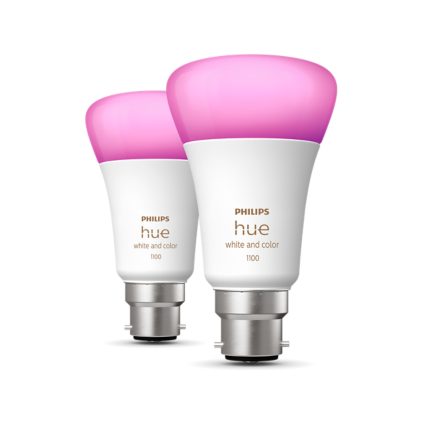 Close up of front of A60 - B22 smart bulb - 1100 (2-pack)