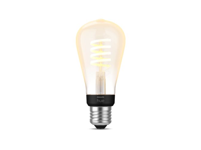 Close up of front of ST64 – E27 smart bulb