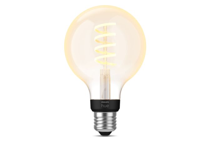 Gros plan de l'avant de G93 globe - E27 smart bulb
