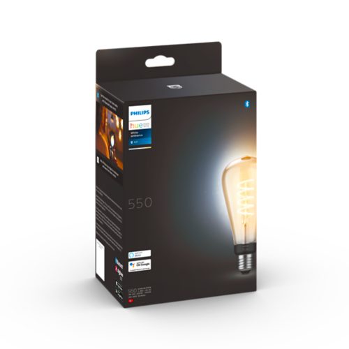 Philips Hue WA, ampoule LED connectée E27 Filament ST72 - Tecniba