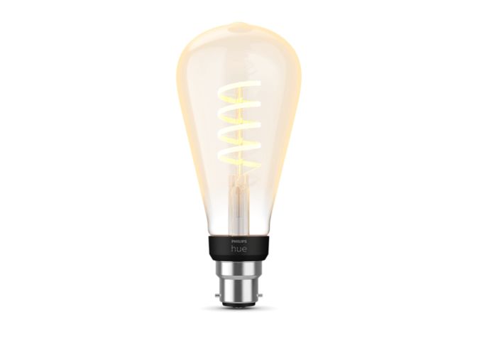 Close up of front of ST72 Edison – B22 smart bulb