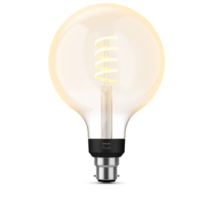 Close up of front of G125 globe - B22 smart bulb